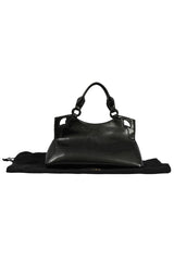Cartier Black Leather Small Marcello De Handbag