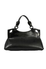 Cartier Black Leather Small Marcello De Handbag
