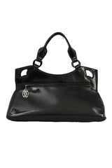 Cartier Black Leather Small Marcello De Handbag
