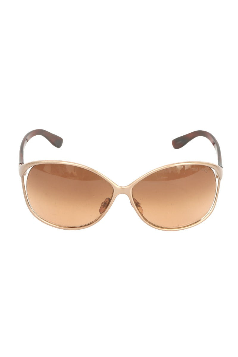 Tom Ford Yvette Golden Tinted Sunglasses