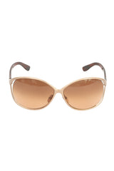 Tom Ford Yvette Golden Tinted Sunglasses