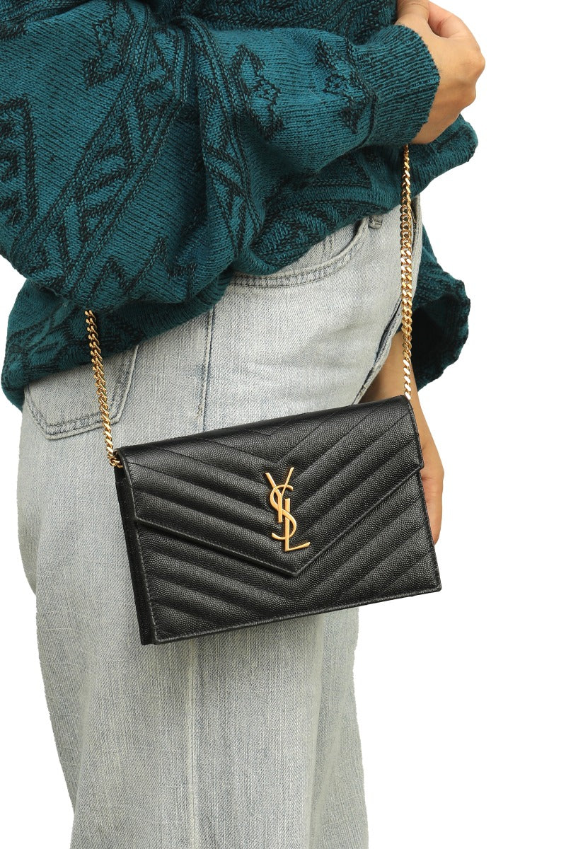 yves-saint-laurentblack-envelope-wallet-on-chain