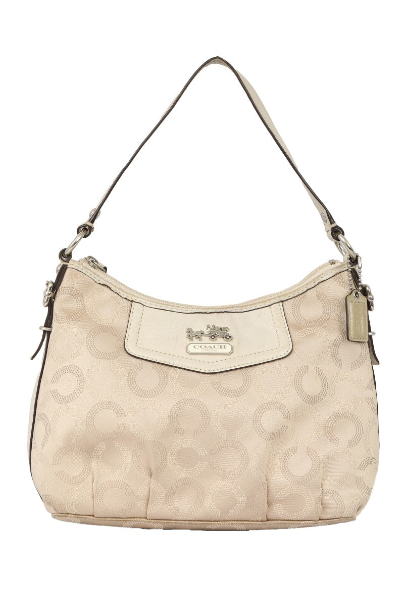 Coach Madison Dotted Op Art Top Handle Bag