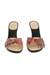 Versace EU 36 Exotic Leather Heels