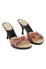 Versace EU 36 Exotic Leather Heels