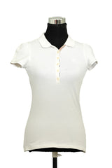 Burberry Size Xs White Polo T Shirt