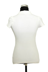 Burberry Size Xs White Polo T Shirt