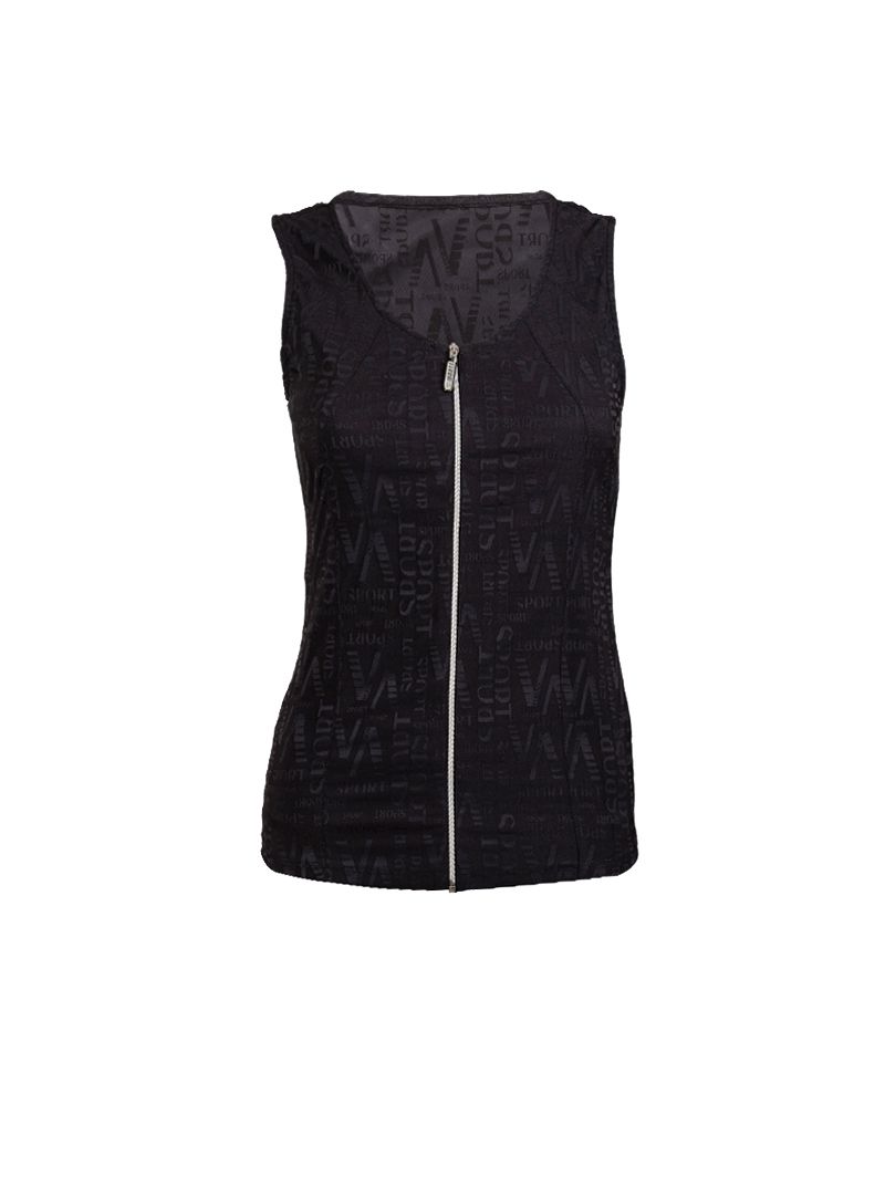 Armani Exchange Black Aix Logo Top