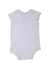 Armani Junior White Logo Onesie