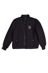 Balmain Paneled Blue Jacket