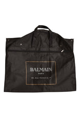 Balmain Paneled Blue Jacket