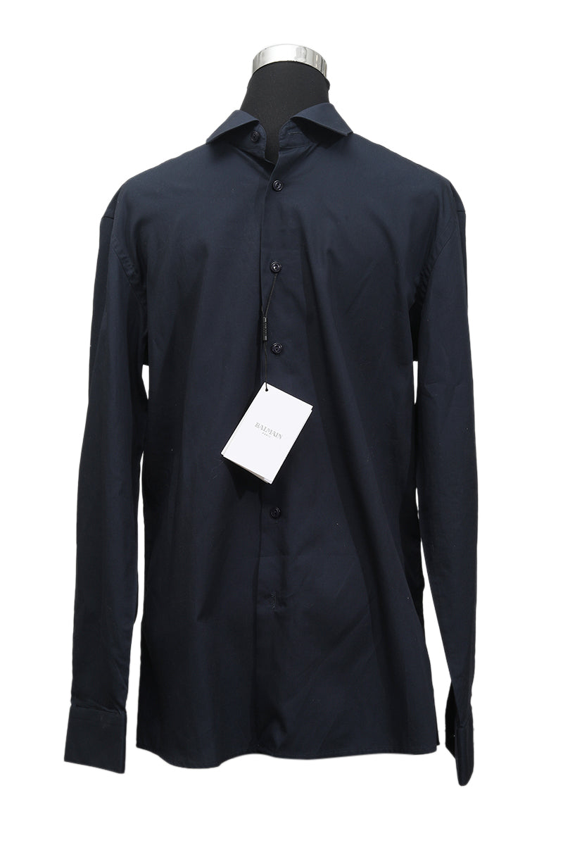 Balmainplain Blue Shirt
