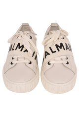 Balmain White Logo Sneakers