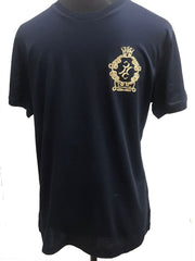 Billionaire Logo Black V-Neck T Shirt