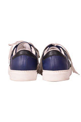 Bottega Veneta Blue Leather Sneakers