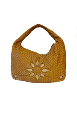 Bottega Veneta Intrecciato Leather Flower Hobo