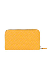 Bottega Veneta Leather Zipper Wallet
