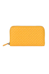 Bottega Veneta Leather Zipper Wallet