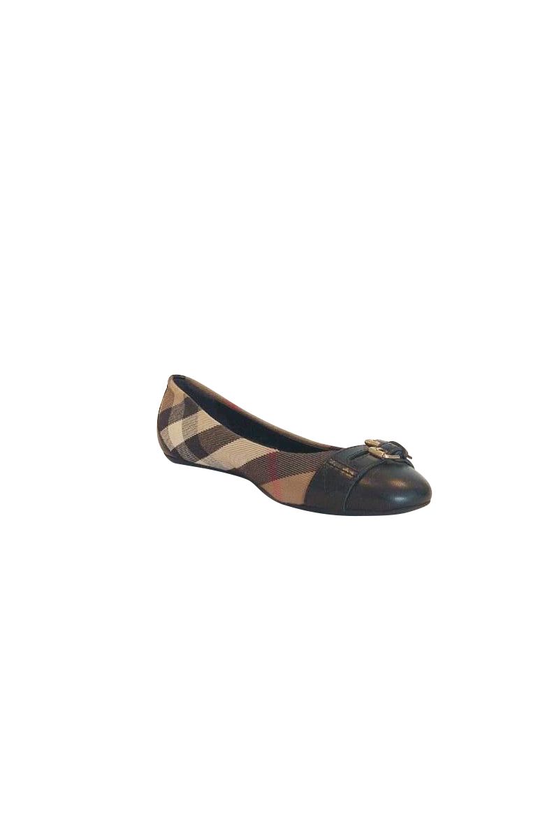 Burbeery Nova Check Ballerina Flats