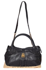 Burberry Bartow Black Leather Handbag