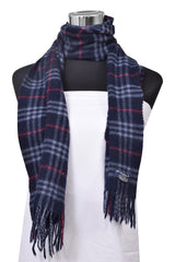 Burberry Blue Checks Scarf