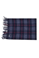 Burberry Blue Checkered Scarf
