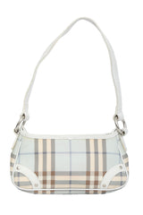 Burberry Blue Checks Shoulder Bag