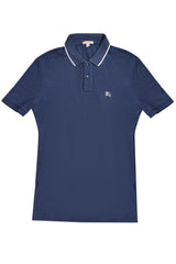 Burberry Blue Men'S Polo T Shirt