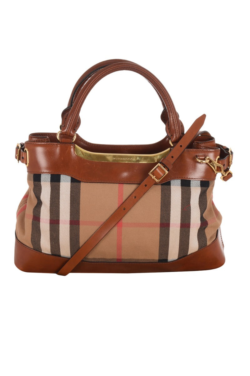Burberry Bridle House Check Hepburn Bag