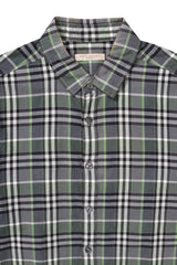 Burberry Brit Green Plaid Shirt