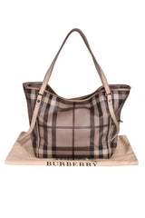 Burberry Canterbury Haymarket Checks Hobo Bag