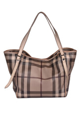 Burberry Canterbury Haymarket Checks Hobo Bag