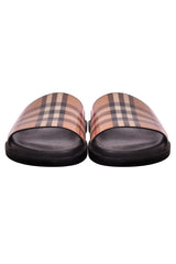 Burberry Check Furly Slides