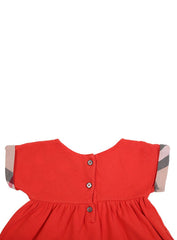 Burberry Classic Burberry Checks Orange Frock