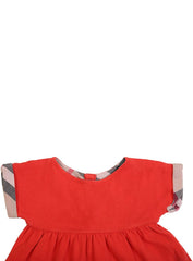 Burberry Classic Burberry Checks Orange Frock