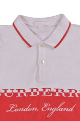 Burberry Dual Tone Polo T Shirt