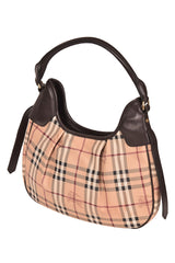 Burberry Haymarket Check Brooklyn Hobo Bag