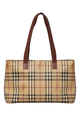 Burberry Haymarket Rectangular Check Tote