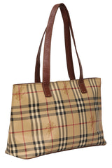 Burberry Haymarket Rectangular Check Tote