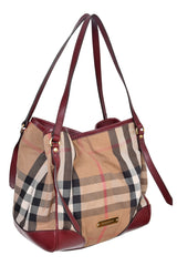 Burberry House Check Canvas Handbag