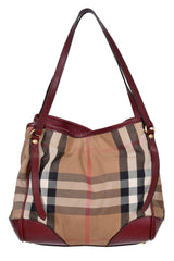Burberry House Check Canvas Handbag