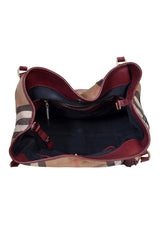 Burberry House Check Canvas Handbag