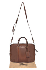 Burberry Leather Briefcase Bag