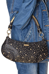 Burberry Leather Cadet Black Shoulder Bag