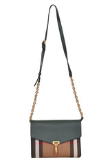 Burberry Macken Horse Check Crossbody Bag