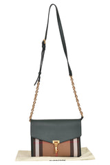 Burberry Macken Horse Check Crossbody Bag