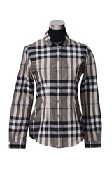 Burberry Night Check Cotton Twill Shirt