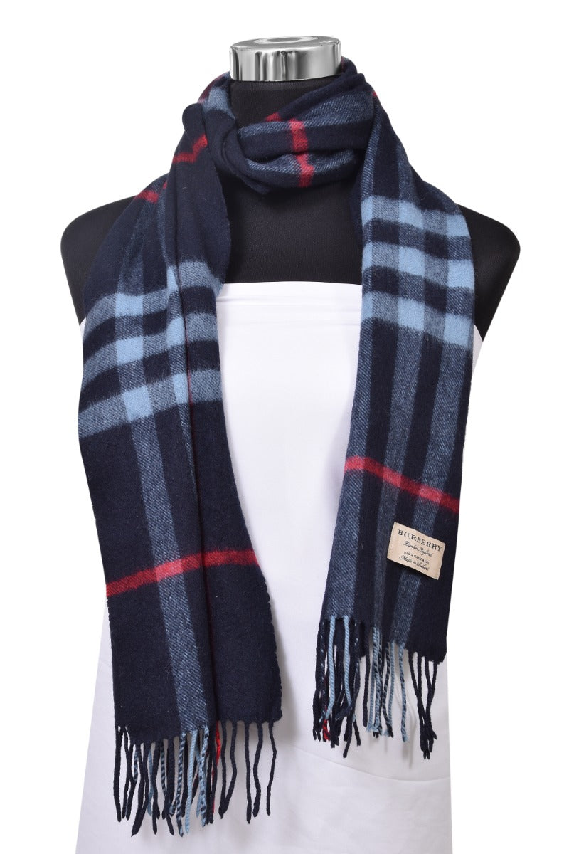 Burberry Nova Check Blue Scarf