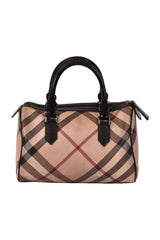 Burberry Nova Check Bowling Bag Rt96-10