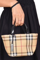 Burberry Nova Check Mini Tote Bag
